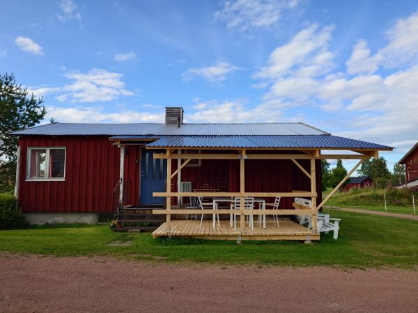 Stuga exteriör 2 Exteriör på stugan hos Strömgården 1884.